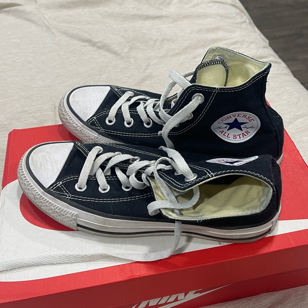 Black High Top Converse